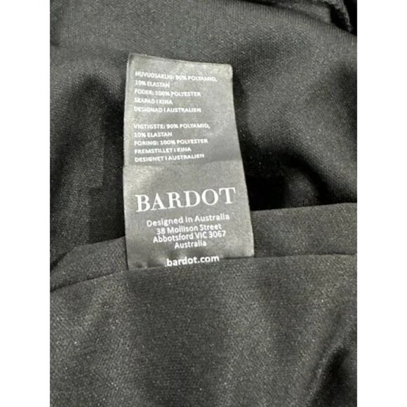 BARDOT Women Midi Black Lace Dress 2 - Picture 6 of 8